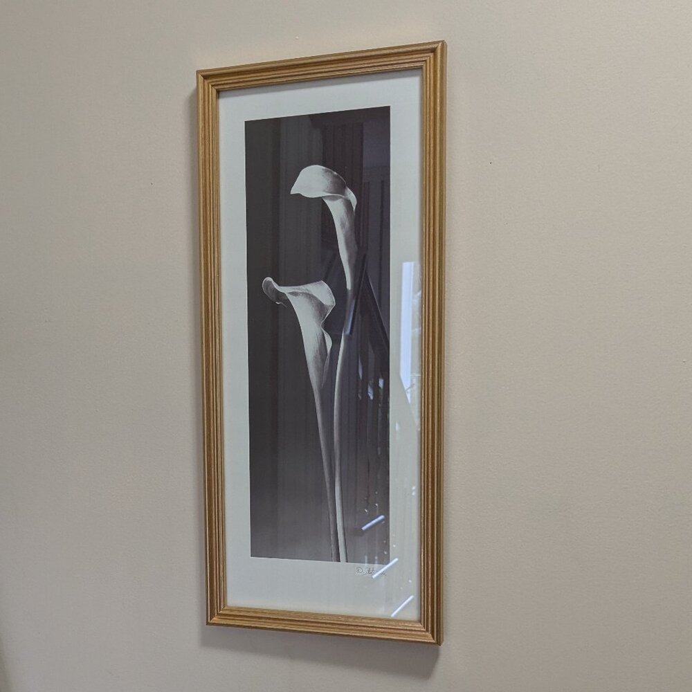 Dick & Diane Stefanich framed print "Calla Lilies" - Picture 3 of 6